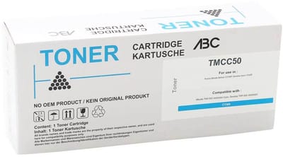 ABC huismerk Toner geschikt voor Minolta TNP-50C cyan geschikt voor Bizhub C3100 C3100P TNP50 C TNP 50