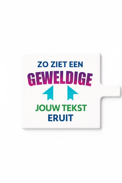 Tegel met Uniek Design | Ontwerp Jouw Eigen Tegel | Handgemaakt Cadeau voor Elk Interieur | Gepersonaliseerd op Aanvraag | Enkel of Grote Bestelling