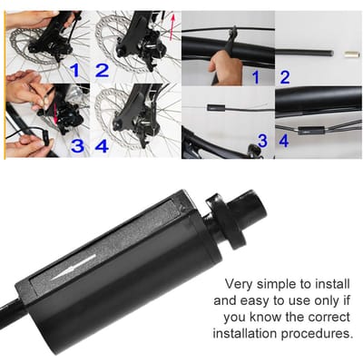 Mechanische Remonderbrekingssensor Schakelkabel voor Elektrische Fiets E-bike Scooter(Remschijf) gray