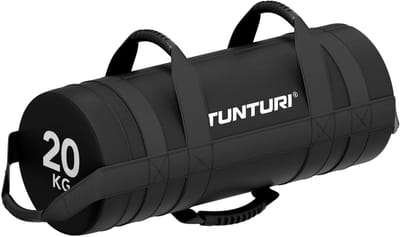 Tunturi Platinum Strength Bag - 20kg - Sandbag - Zwart - Incl. gratis fitness app