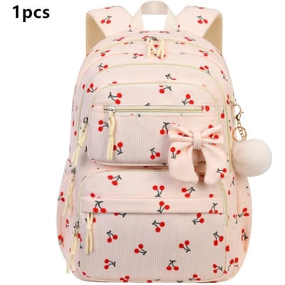 Grote Capaciteit premium Rugzak Eenvoudig Modieuze Schooltas Verstelbare Band College Tas Reisrugzak Student Schooltas beige