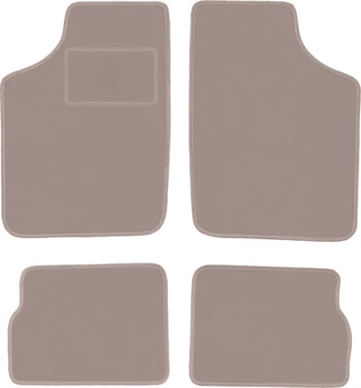 Beige veloursmatten voor: Opel Corsa A hatchback (1982-1993)