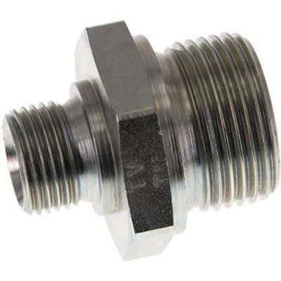 G 1'' x G 1/2'' Verzinkt Stalen Borstnippel 345 Bar - Hydrauliek