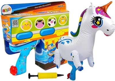 Waterpistool - eenhoorn - opblaasbaar - 62 x 20 x 59 cm