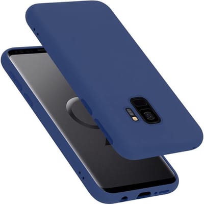 Cadorabo Hoesje geschikt voor Samsung Galaxy S9 in LIQUID BLAUW - Beschermhoes gemaakt van flexibel TPU silicone Case Cover