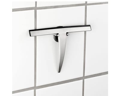 WENKO Douchewisser Bosa RVS mat - Raamwisser - Trekker douche - Bevestigen zonder boren