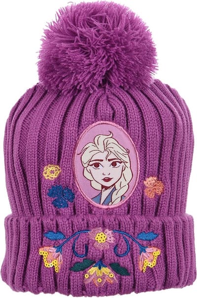 Disney Frozen Gehaakte Wintermuts - Paars - maat 52