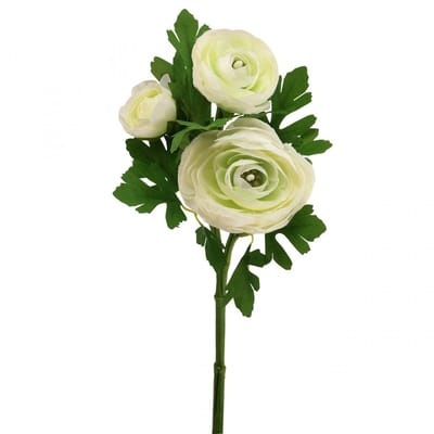 Kunstbloemen Ranunculus tuinkunst kunstbloemen wit 34cm