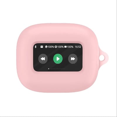 Dailygoody - Hoes voor Live Buds 3 - Ultradun - Roze - Siliconen - Anti-val - Krasbestendig - Geschikt voor Live Flex 3/Live Beam 3