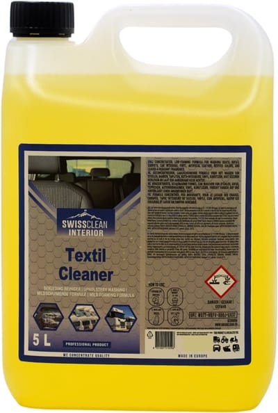 Swiss Clean | Textil Cleaner | Interieur Shampoo | Interieur reiniger | Bekledingsreiniger | 5 L