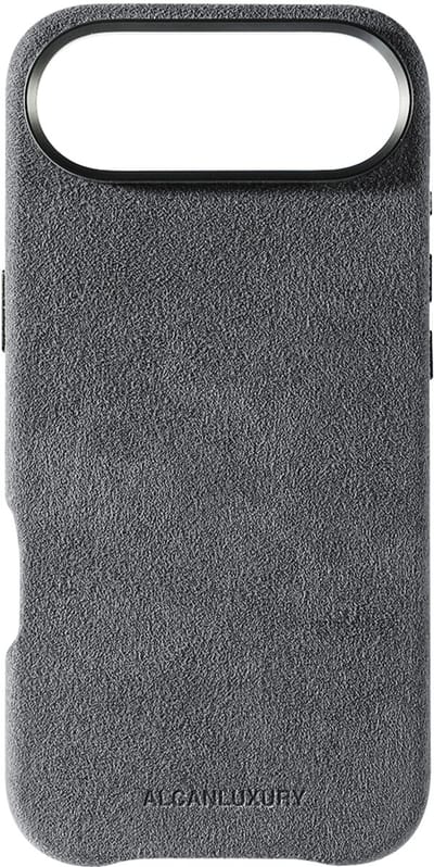 Alcanluxury Alcantara telefoonhoesje geschikt voor Apple iPhone 17 Air - Nardo Grey