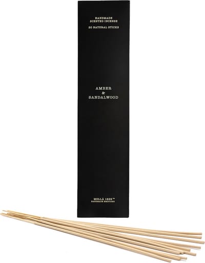 Cereria Mollà 1899 - 20 wierookstokjes - Amber & Sandalwood.