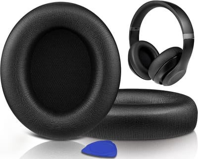 Vervangende Oorkussens voor Draadloze Noise Cancelling Hoofdtelefoons, Zacht Leer en Geluidsisolatie Foam voor Comfort en Geluidskwaliteit
