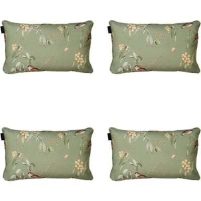 Madison - Sierkussen Aria - Groen - 30x50x10cm - Set van 4