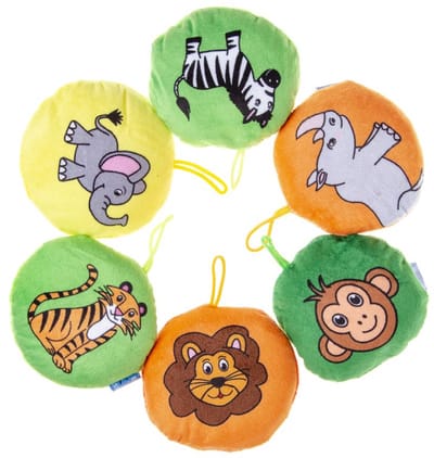 Duckiez Pluche Wilde Dieren - 48 stuks