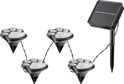Rabalux - LED lamp - Solarlampen / zonnelamp ( 4 lampen 4.5m ) LED - tuinverlichting - IP44 - 3 lm - verlichting voor buiten
