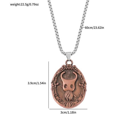 Hollow Knight Silksong Hornet Vintage Hanger Ketting voor Game Fans Sieraden Accessoires Cadeaus gray
