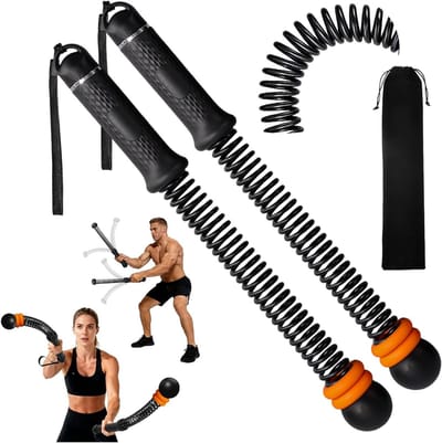 SnelShoppen - Ropeless Battle Ropes - Verstelbare Gewichten, Draagbare en Gewichtige Riemen voor Volledige Lichaamstraining, Vetverbranding, Cardio en