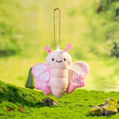 Nieuwe Dierlijke En Insecten Pluche Hangers Papegaaien Vlinders Bijen Paarden Kakkerlakken Slakken Pluche Speelgoed Rugzak Hanger Speelgoed voor Kinderen
