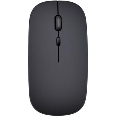 HXSJ Souris Sans Fil 2.4G Ultra-fine Silencieuse Transmission Stable 10m/33ft noir