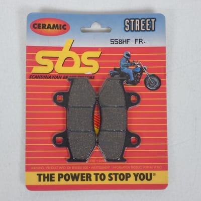 Plaquette de frein SBS pour Moto Honda 125 Mtx R 1984 à 1995 AV / 558HF FR Neuf