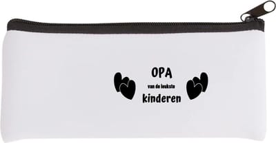 Akyol - opa van de leukste kinderen Etui - Opa - de leukste opa - verjaardag - cadeau voor opa - kado - geschenk - 20 bij 9 cm