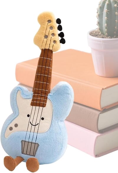 Pluche Muziekinstrument - Zacht Speelgoed - Decoratie of Spel - Huidvriendelijk Materiaal - 35 cm - Meerkleurig
