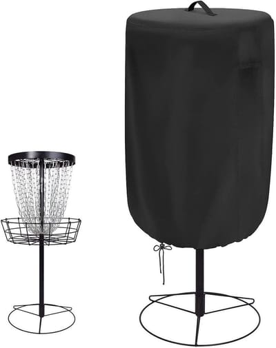 Mand Cover - Beschermhoes Basket - Schijfsport Training - Verstelbaar Koord - 26x35 Inch - Zwart