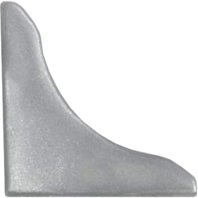 DQ-PP 1x HOEKLIJST EINDSTUK - Aluminium - 13 x 13 mm - PVC - Keukenlijst, Werkblad Afwerkingslijst, Keukenafwerkingslijst, Wandafwerkingslijst, Tafelbladlijsten