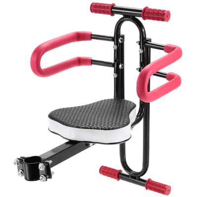 Siège de vélo pour enfants à montage avant à dégagement rapide selle pour enfants vélo électrique sécurité pour enfants With Pedal black