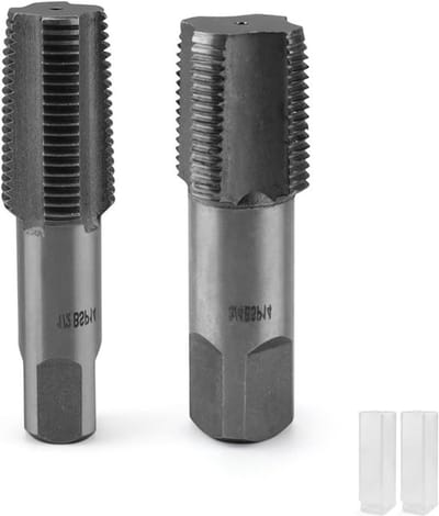 2-delige Boor- en Draadknipper Set, 1/2" en 3/4" Draadknippers met Opbergdoos voor Pijpreparatie en Verbindingen