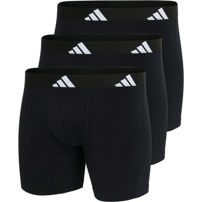 adidas Sportswear 3PK Boxer Brief - Active Flex Cotton - Onderbroek Mannen - 3x zwart