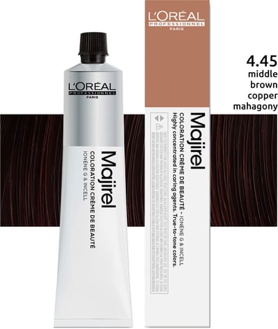 L’Oréal Professionnel - Maji Absolu + Majirouge - 4.45 - Permanente haarkleuring voor alle haartypes - 50 ml