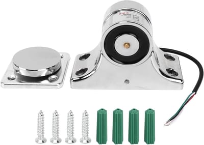 Deurstopper voor branddeuren met elektromagnetische bevestiging, geschikt voor glazen deuren, 55 kg zuigkracht, DC 24V, veilig en betrouwbaar