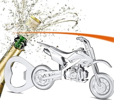 Vintage Flessenopener voor Motorliefhebbers, Unieke Bieropener voor Thuisbar, Perfecte Cadeau voor Mannen, Ideaal voor Feestjes en Barbecue
