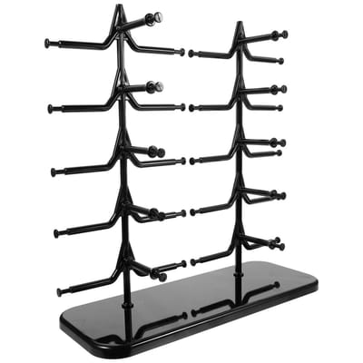 Dailygoods- Brillenstandaard voor 10 brillen - Kunststof opslag - Brillenhouder - Brillenrek - Display organizer - Stabiele houder