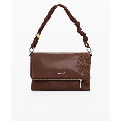 Desigual handtas schoudertas Sierra Murano Camel bruine