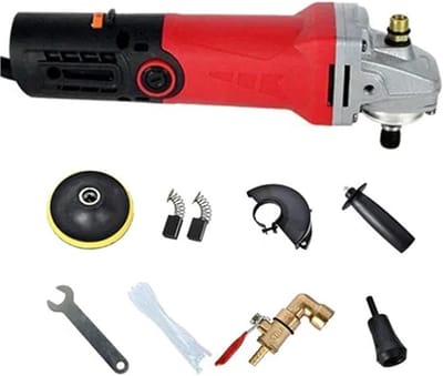 Elektrische polijstmachine - Natte steen slijpmachine - Marmer en graniet polijsten - Geïntegreerd koelsysteem - M14 schroefdraad - One Color
