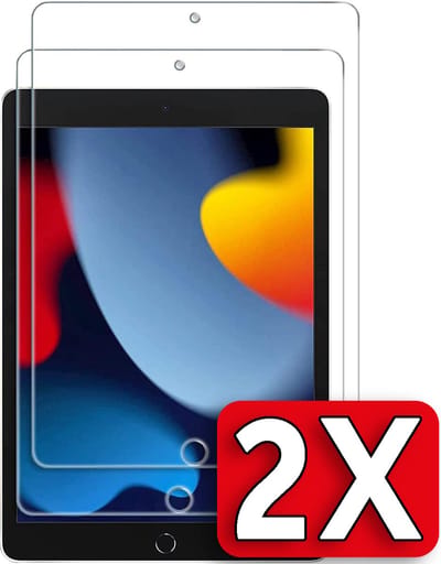 Casemania Glas Geschikt voor Apple iPad 9.7 inch - Screenprotector Glas Gehard - Tempered Glass - Volledige Bescherming - 2 Stuks