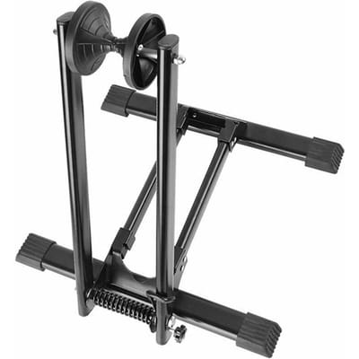 Support de stationnement 2 barres type à insérer Portable Multifonctionnel Métal Rack de stationnement pour vélo black