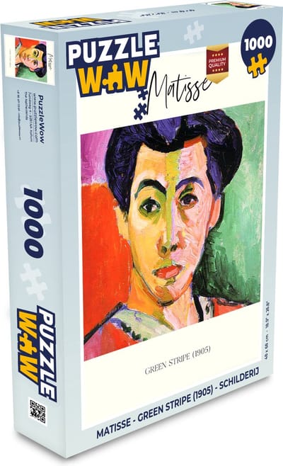 Puzzel Matisse - Green stripe (1905) - Schilderij - Legpuzzel - Puzzel 1000 stukjes volwassenen