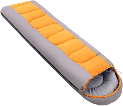 Slaapzak - Kampeerslaapzak - Buiten slapen - Waterdicht en winddicht - 87 inch lengte - Oranje