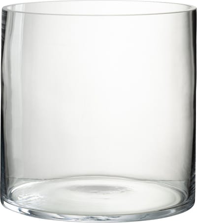 J-Line windlicht Rond - glas - transparant - large