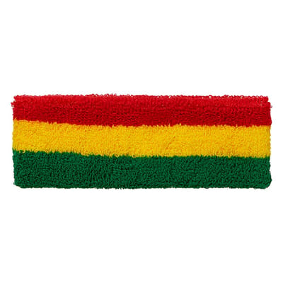 Morethansocks - Vastelaovend Zweetband - Unisex - Vastelaovend hoofdband - Zweetband rood/geel/groen