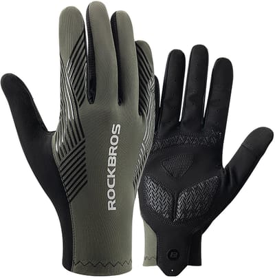 Rockbros cycling gloves spring/summer/autumn full size: L - green