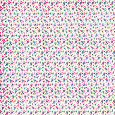 Kitsch Kitchen tafelkleed Mercado de Flores blauw 150 x 150 cm