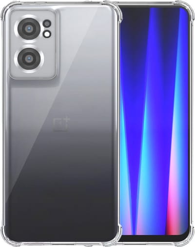 Telefoonhoesje Geschikt voor OnePlus Nord CE 2 Transparant - Shockproof TPU Siliconen Case met Stootrand Doorzichtig - Smartphonica geschikt voor OnePlus Nord CE 2 5G