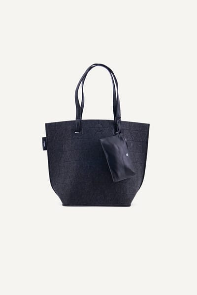 Monk and Anna - Vilt Tas Big Shopper • Dark Grijs - 50 x 30 x 39 cm