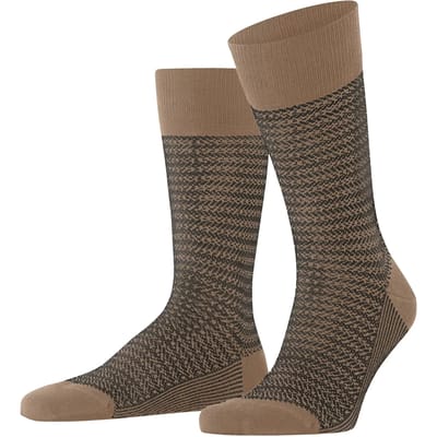 FALKE Family Special Edition eenkleurig katoen sokken heren bruin - maat 43-46