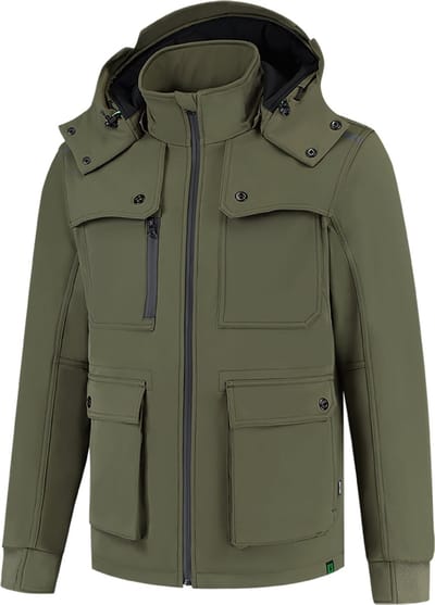 Tricorp Winter Softshell Jack Rewear 402712 - Legergroen - 3XL